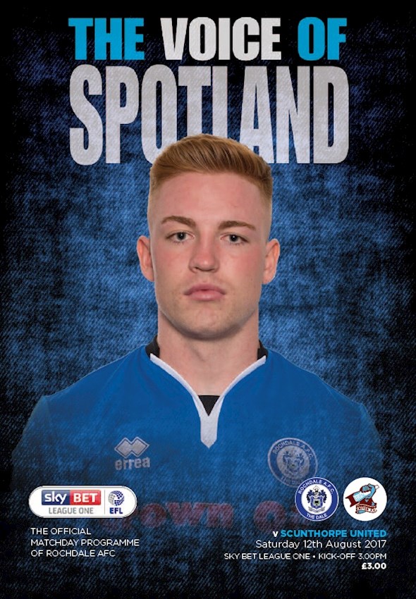 The Voice of Spotland front cover - Scunthorpe United